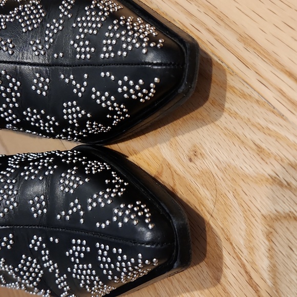 Rag & Bone Westin Boot. Leopard stud, black and silver. - Picture 7 of 10